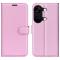  OnePlus Nord 3 5G Fodral Litchi Textur Ljus Rosa - Teknikhallen.se