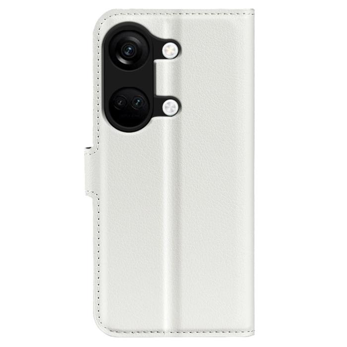 Bild 6,  OnePlus Nord 3 5G Fodral Litchi Textur Vit - Teknikhallen.se