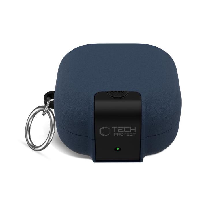 Bild 4, Tech-Protect Tech-Protect Galaxy Buds 4 / 4 Pro Skal Slim Hook Fluffy Blue - Teknikhallen.se
