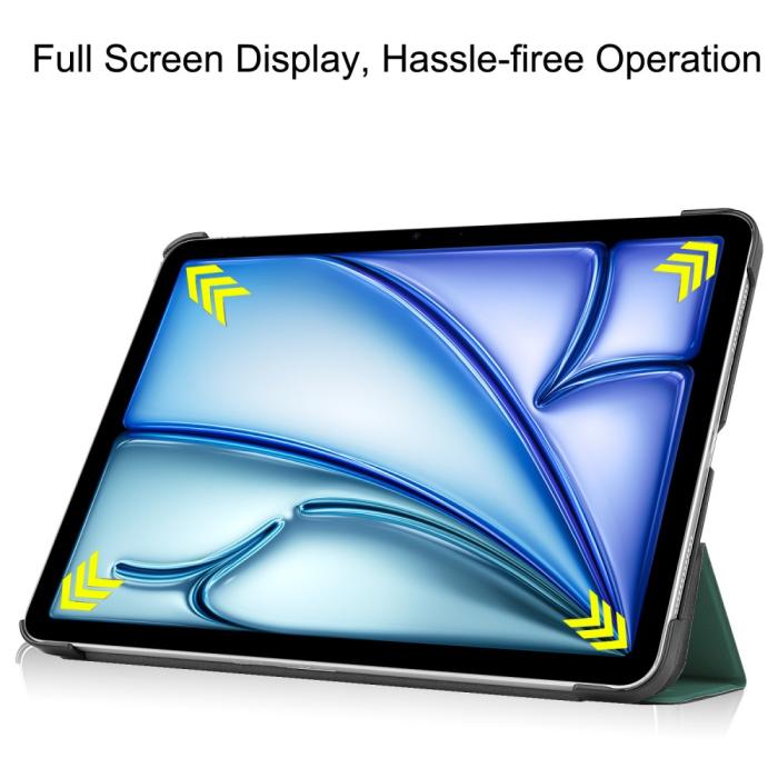 Bild 4,  iPad Air 13 2026-2024 Fodral Tri-Fold Grön - Teknikhallen.se