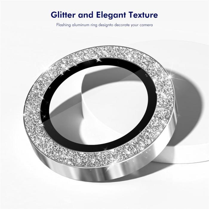 Bild 2, ENKAY ENKAY Samsung Galaxy Z Fold 8 Linsskydd Glitter Silver - Teknikhallen.se