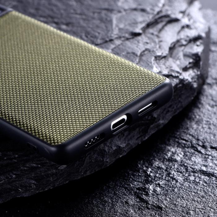 Bild 5,  Samsung Galaxy S22 Plus Skal Nylontäckt TPU Grön - Teknikhallen.se