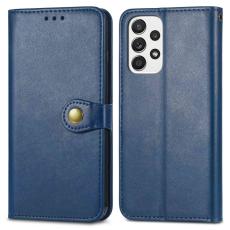  Samsung Galaxy A23 5G Fodral PU L&auml;der Bl&aring; - Teknikhallen.se