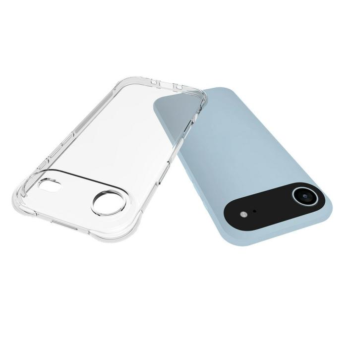 Bild 2,  iPhone Air Skal Shockproof TPU Transparent - Teknikhallen.se