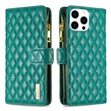 BINFEN BINFEN iPhone 15 Pro Fodral Diamond Multifunktionell Gr&ouml;n - Teknikhallen.se