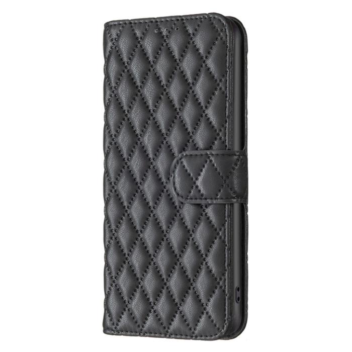Bild 6,  Xiaomi 12T / 12T Pro Fodral Diamond Läder Svart - Teknikhallen.se