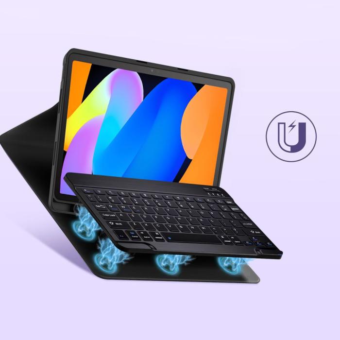 Bild 5, Tech-Protect Tech-Protect Lenovo Idea Tab 11 Fodral SmartCase Tangentbord Svart - Teknikhallen.se
