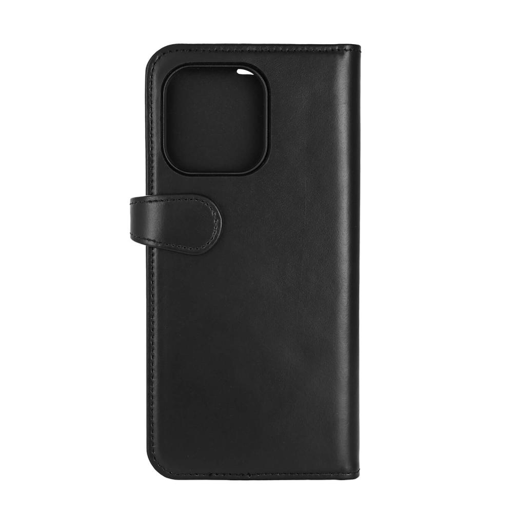 Buffalo Buffalo iPhone 16 Pro Max Fodral MagSafe 2in1 Äkta Läder Svart - Teknikhallen.se