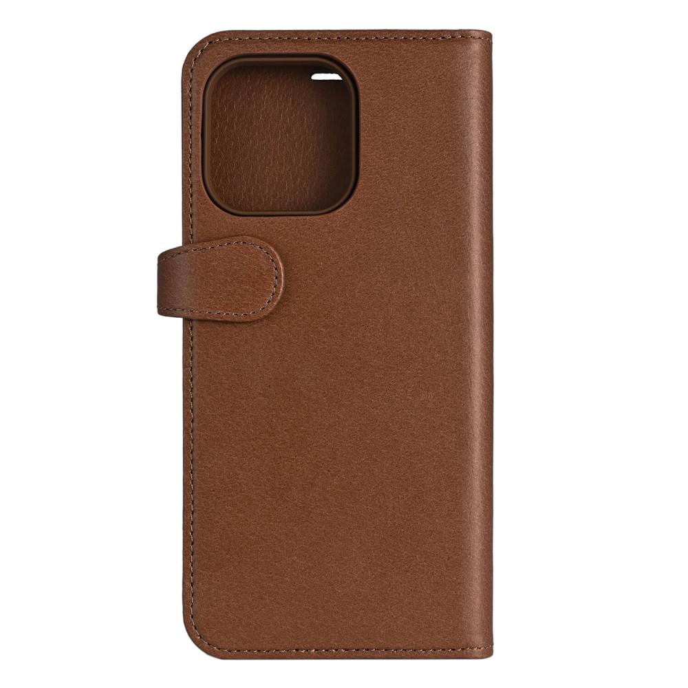 Buffalo Buffalo iPhone 16 Pro Max Fodral MagSafe 2in1 Äkta Läder Brun - Teknikhallen.se