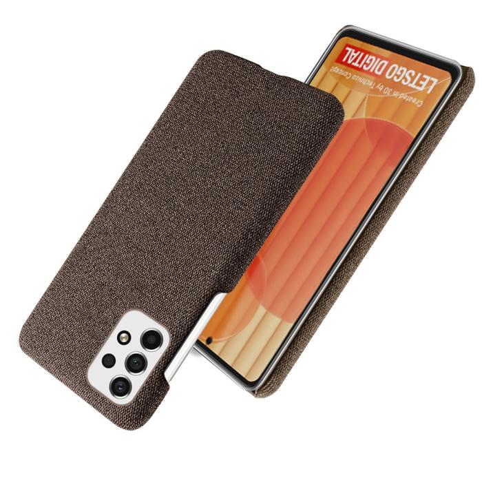 Bild 2,  Samsung Galaxy A53 5G Skal Tygbelagt Brun - Teknikhallen.se