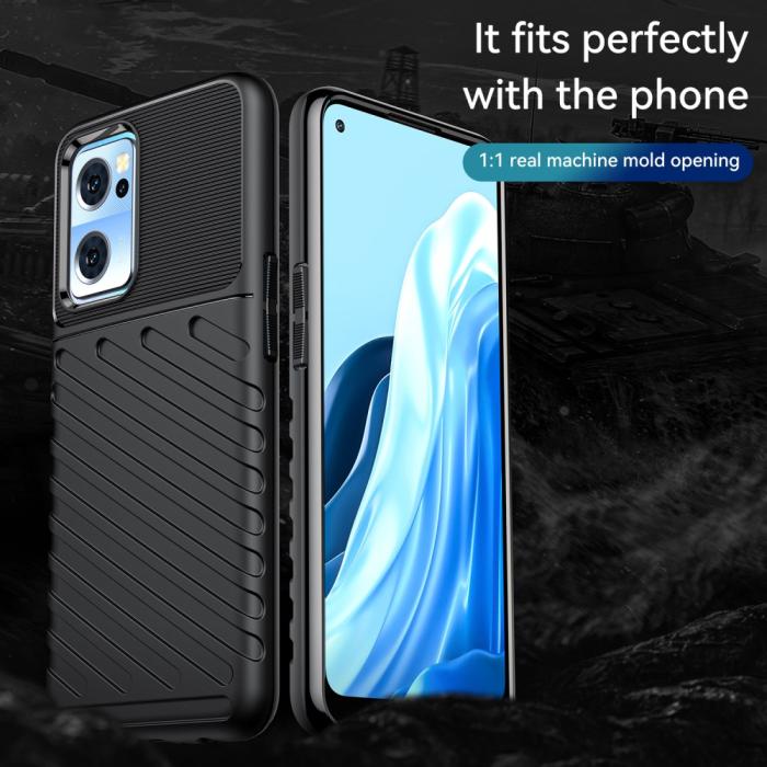 Bild 2,  OnePlus Nord CE 2 5G Skal Twill Textur Svart - Teknikhallen.se