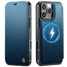 CASEME CASEME iPhone 16 Pro Skal RFID Pl&aring;nbok Bl&aring; - Teknikhallen.se