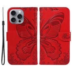 iPhone 16 Pro Max Fodral Fj&auml;ril Tryck R&ouml;d - Teknikhallen.se