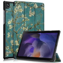  Samsung Galaxy Tab A8 10.5 (2021) Fodral Tri-Fold Peach Blossom - Teknikhallen.se