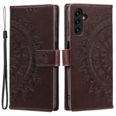  Samsung Galaxy A35 5G Fodral Mandala L&auml;der Brun - Teknikhallen.se