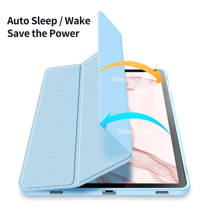 Bild 4, DUX DUCIS DUX DUCIS Galaxy Tab S9 Fodral TOBY Tri-Fold Ljus Blå - Teknikhallen.se