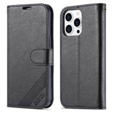 AZNS AZNS iPhone 14 Pro Fodral L&auml;der Svart - Teknikhallen.se