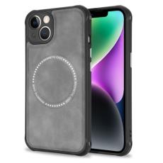  iPhone 14 Skal Shockproof MagSafe Gr&aring; - Teknikhallen.se