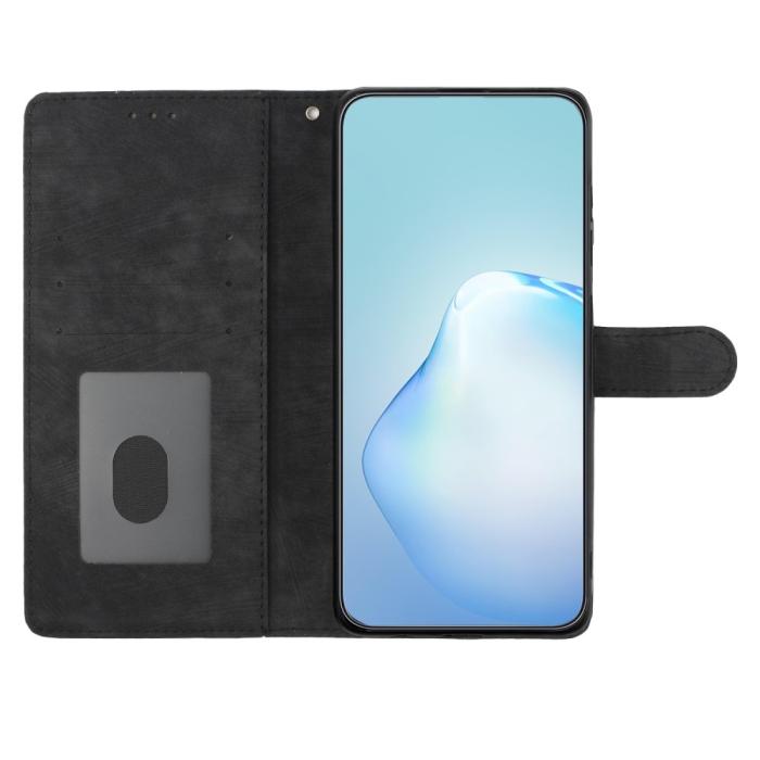 Bild 3,  iPhone 15 Plus Fodral Skin Touch Läder Svart - Teknikhallen.se