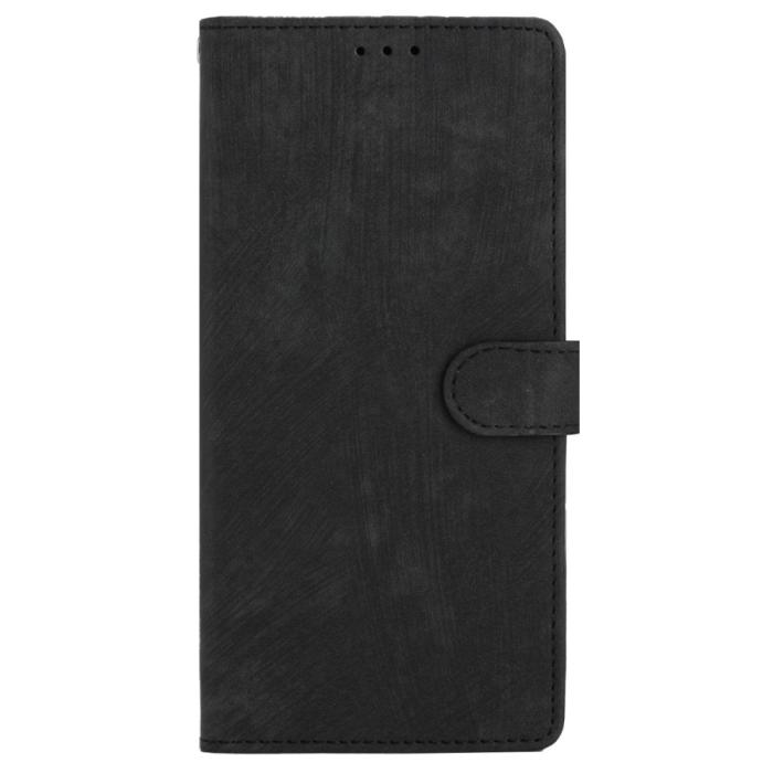 Bild 6,  iPhone 15 Plus Fodral Skin Touch Läder Svart - Teknikhallen.se