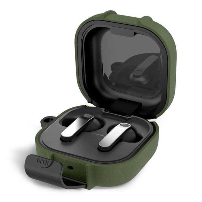 Bild 3, Tech-Protect Tech-Protect Galaxy Buds 4 / 4 Pro Skal Slim Hook Olive Green - Teknikhallen.se