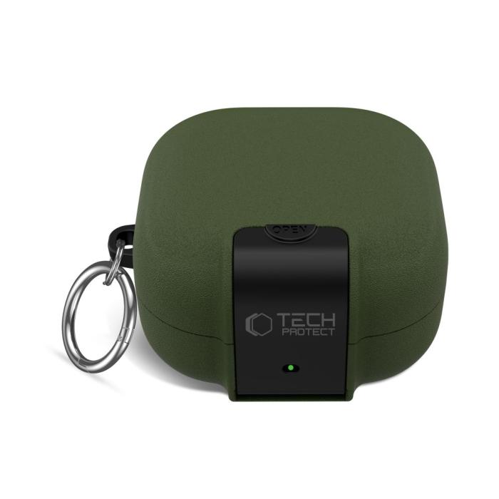 Bild 4, Tech-Protect Tech-Protect Galaxy Buds 4 / 4 Pro Skal Slim Hook Olive Green - Teknikhallen.se