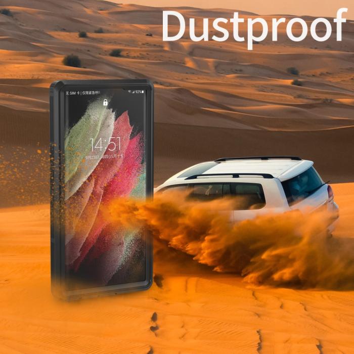 Bild 3, REDPEPPER REDPEPPER Galaxy S23 Ultra Skal 360 Vattentätt IP68 Svart - Teknikhallen.se