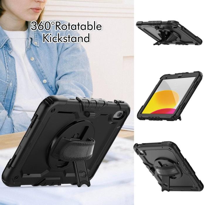 Bild 3,  iPad 11 2025 / 10.9 2022 Skal 360 Shockproof Hybrid Kickstand - Teknikhallen.se