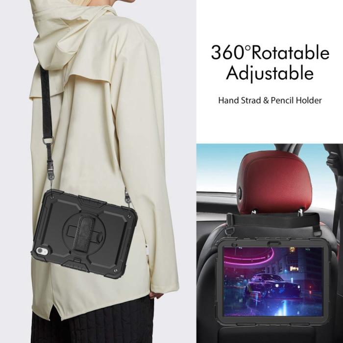 Bild 5,  iPad 11 2025 / 10.9 2022 Skal 360 Shockproof Hybrid Kickstand - Teknikhallen.se