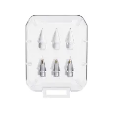 ESSAGER ESSAGER 6-PACK Ers&auml;ttning Pennspets Apple Pen 1/2/Pro Vit/Transparent - Teknikhallen.se