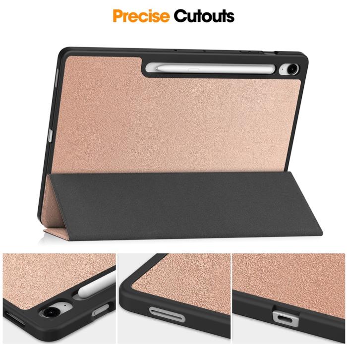 Bild 4,  Samsung Galaxy Tab S10 FE Plus Fodral Tri-Fold Pennhållare - Teknikhallen.se
