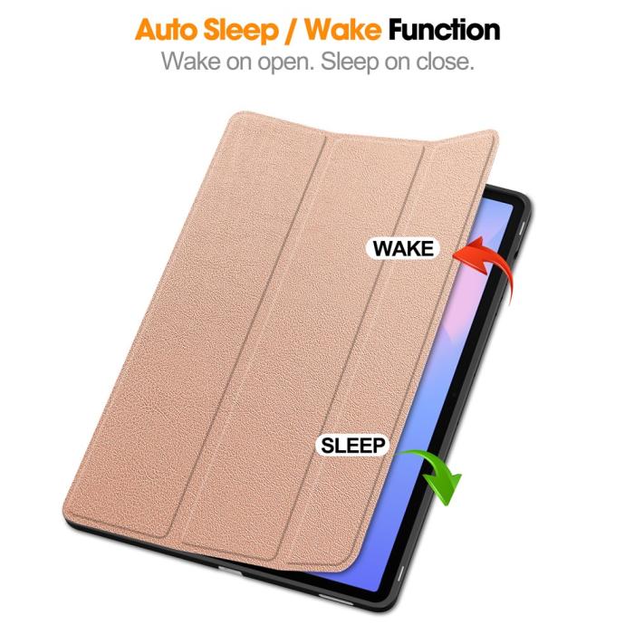 Bild 5,  Samsung Galaxy Tab S10 FE Plus Fodral Tri-Fold Pennhållare - Teknikhallen.se