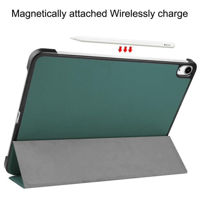 Bild 6,  iPad Air 13 2026-2024 Fodral Tri-Fold Grön - Teknikhallen.se