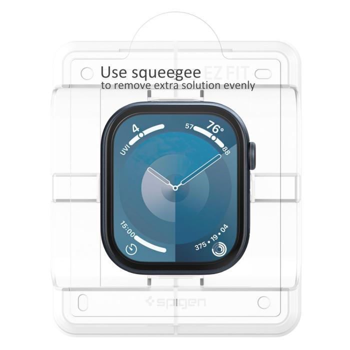 Bild 4, Spigen Spigen Apple Watch 11/10 46 mm 2-PACK Skärmskydd 