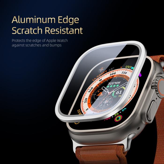 Bild 3, DUX DUCIS DUX DUCIS Apple Watch Ultra 49 mm Skärmskydd Aluminium Ram Silver - Teknikhallen.se
