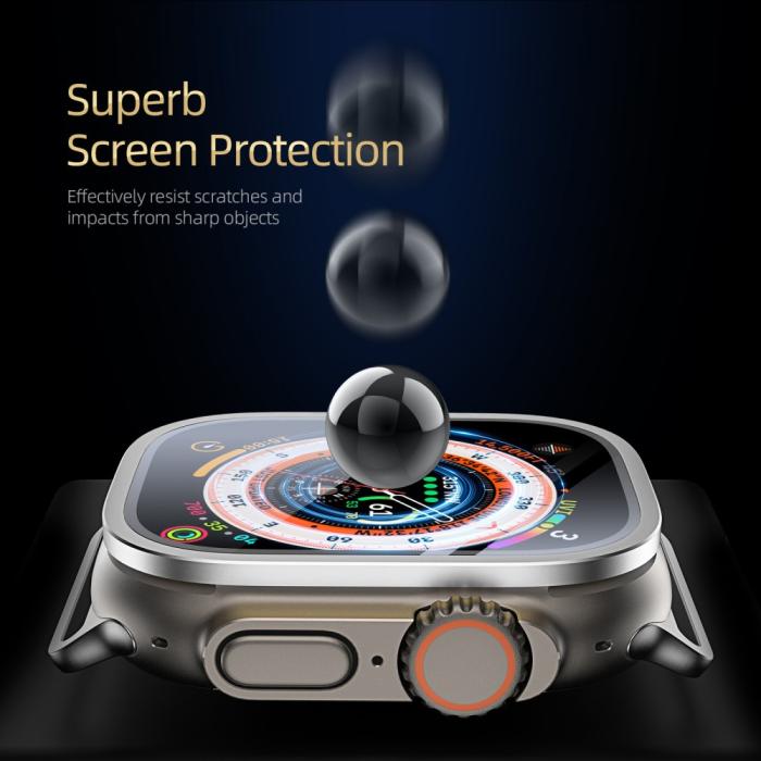 Bild 4, DUX DUCIS DUX DUCIS Apple Watch Ultra 49 mm Skärmskydd Aluminium Ram Silver - Teknikhallen.se
