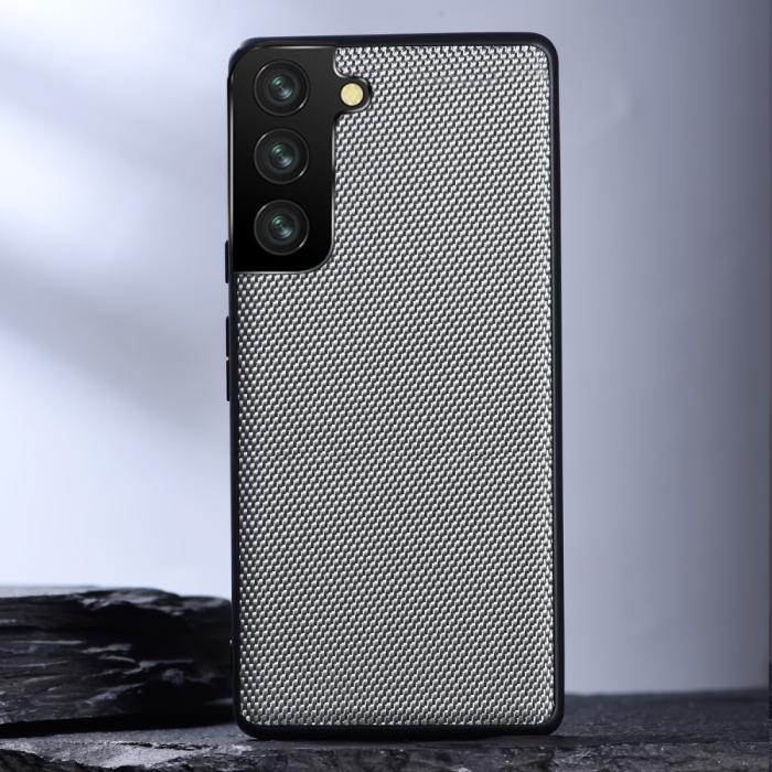 Bild 2,  Samsung Galaxy S22 Plus Skal Nylontäckt TPU Grå - Teknikhallen.se