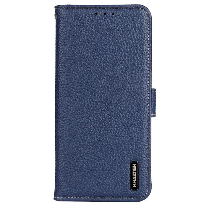 Bild 6, KHAZNEH KHAZNEH Samsung Galaxy S24 FE Fodral Äkta Läder Mörk Blå - Teknikhallen.se
