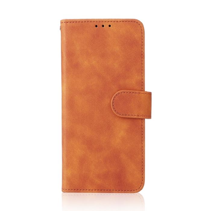 Bild 2,  Samsung Galaxy A13 4G Fodral Skin Touch Brun - Teknikhallen.se