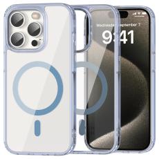 ColorPop ColorPop iPhone 15 Pro Skal CH MagSafe Transparent/Ljus Bl&aring; - Teknikhallen.se