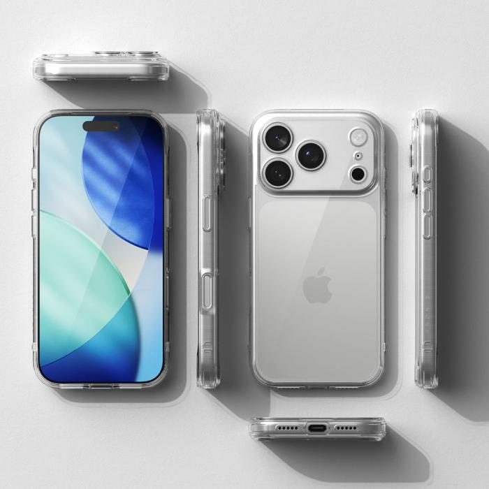 Bild 5, Ringke Ringke iPhone 17 Pro Max Skal Fusion Transparent - Teknikhallen.se