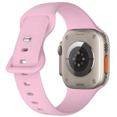 ColorPop Silikon Armband Butterfly Apple Watch 42/41/40/38 mm (M/L) Lavender - Teknikhallen.se