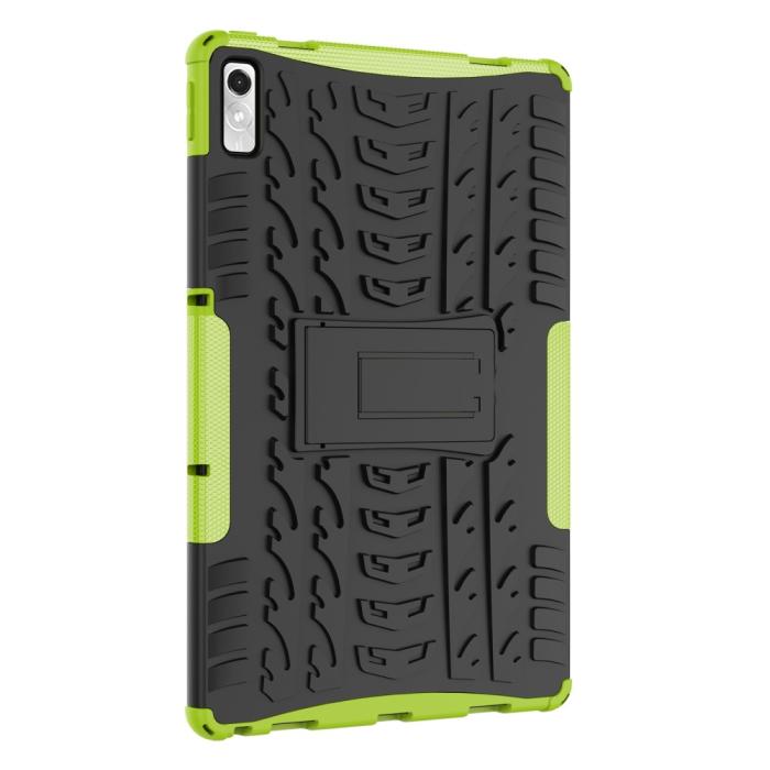 Bild 3,  Lenovo Tab P11 Gen 2 Skal Rugged Kickstand Armor Grön - Teknikhallen.se