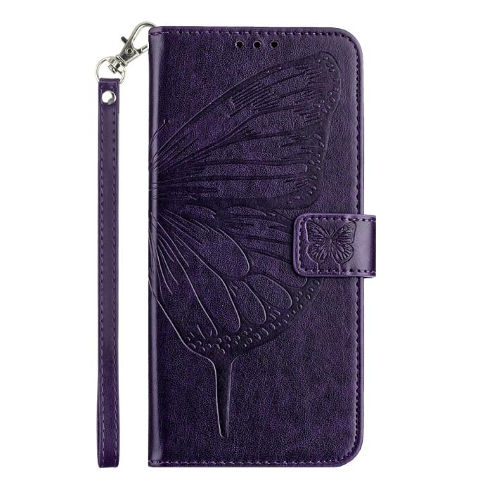 Bild 3,  Samsung Galaxy A27 5G Fodral Fjäril Mörk Lila - Teknikhallen.se