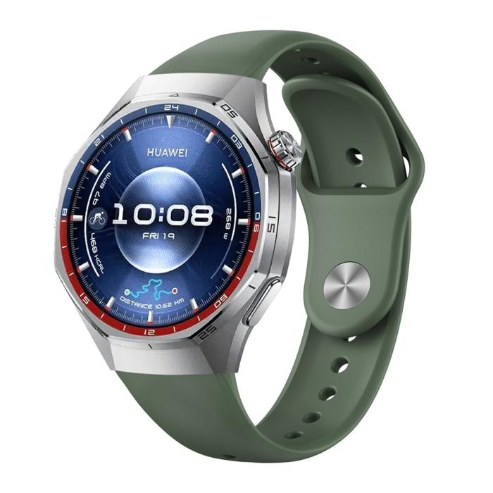 Bild 2,  Huawei Watch GT 6 Pro 46 mm Armband Silikon Grön - Teknikhallen.se