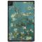  Samsung Galaxy Tab A8 10.5 (2021) Fodral Tri-Fold Peach Blossom - Teknikhallen.se