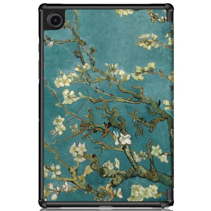 Bild 3,  Samsung Galaxy Tab A8 10.5 (2021) Fodral Tri-Fold Peach Blossom - Teknikhallen.se