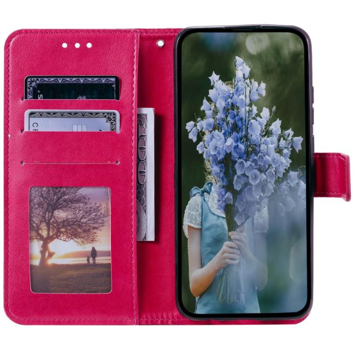 Bild 2,  Samsung Galaxy A35 5G Fodral Mandala Läder Rosa - Teknikhallen.se