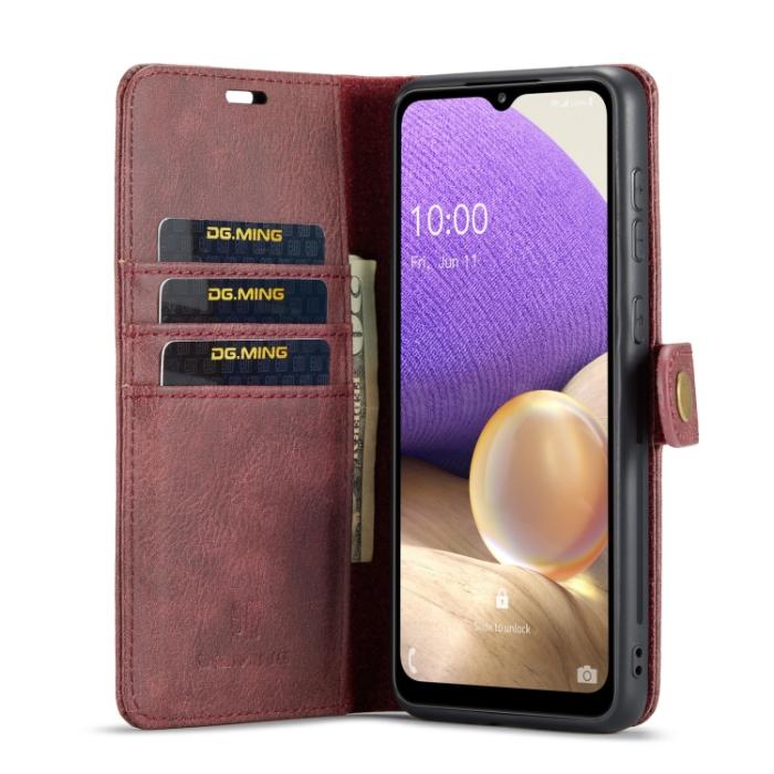 Bild 4, DG.MING DG.MING Samsung Galaxy A33 5G 2in1 Magnet Fodral / Skal Röd - Teknikhallen.se