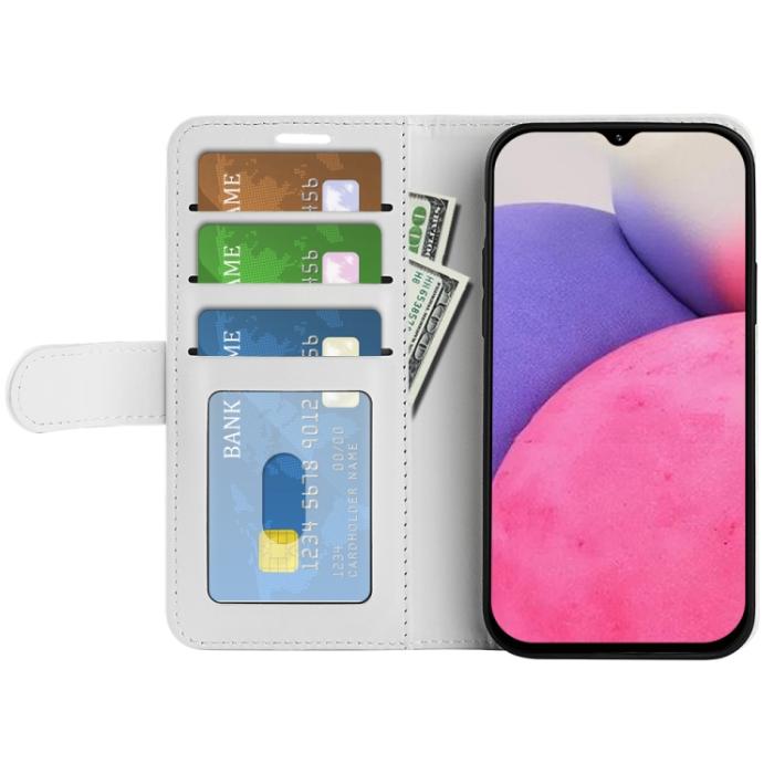 Bild 4,  Samsung Galaxy A33 5G Fodral Läder Vit - Teknikhallen.se
